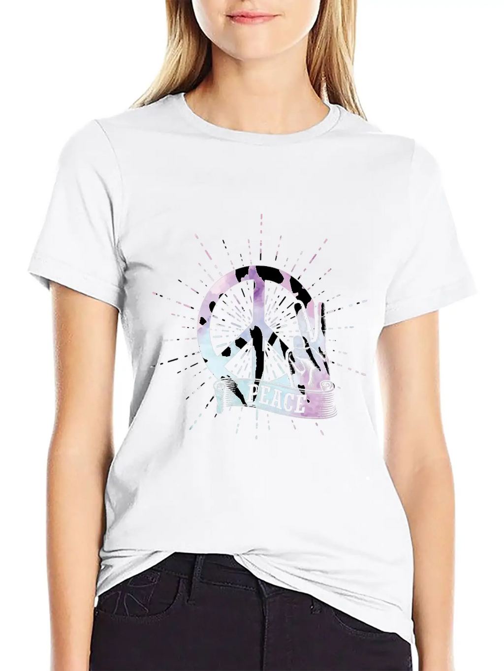 Peace Unisex Casual T-Shirt – Clean Design For Daily Comfort