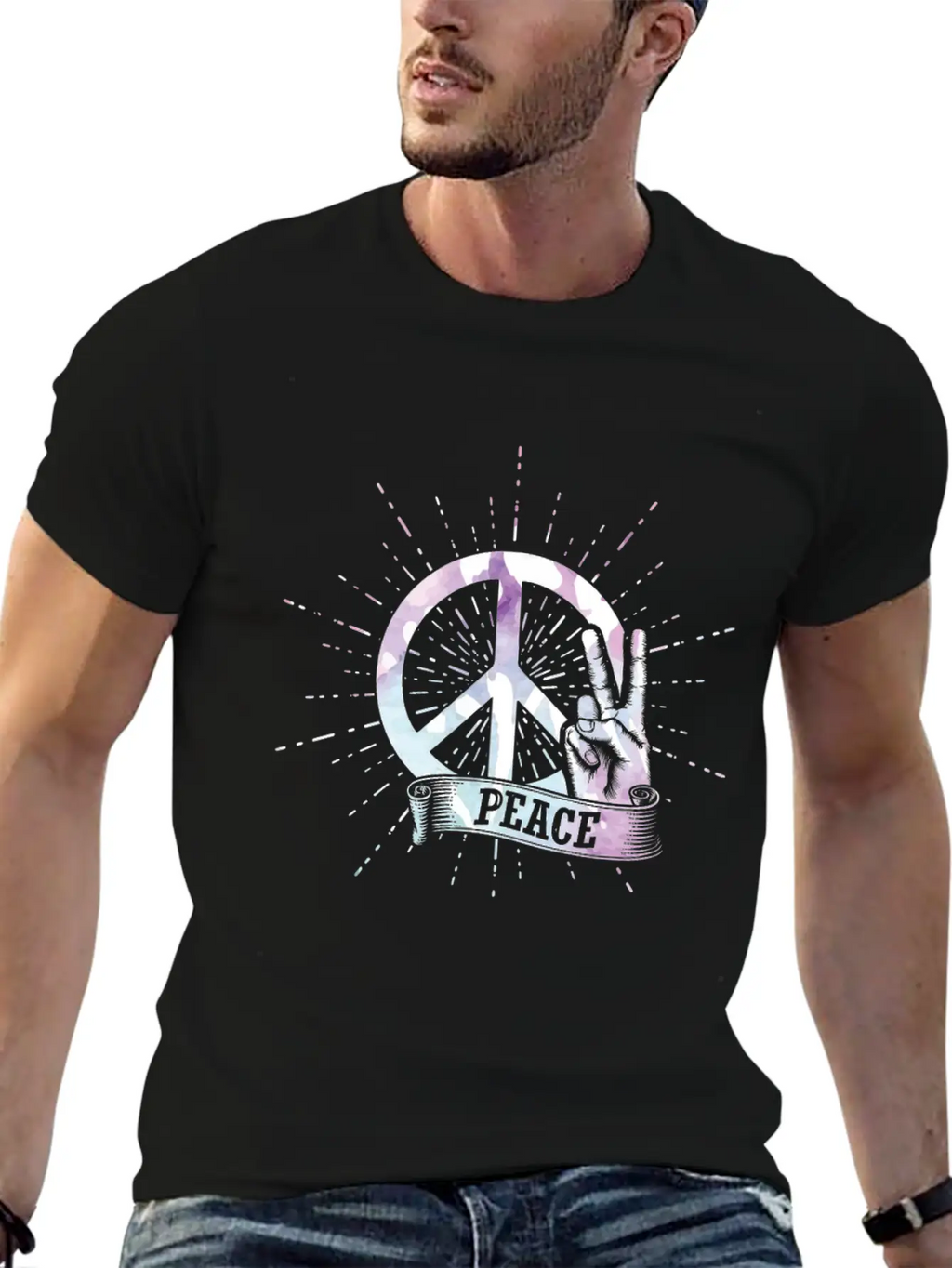Peace Unisex Casual T-Shirt – Clean Design For Daily Comfort