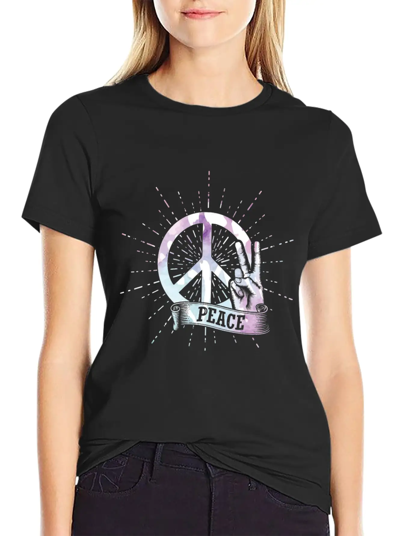Peace Unisex Casual T-Shirt – Clean Design For Daily Comfort