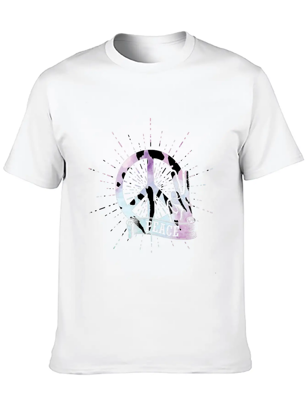 Peace Unisex Casual T-Shirt – Clean Design For Daily Comfort