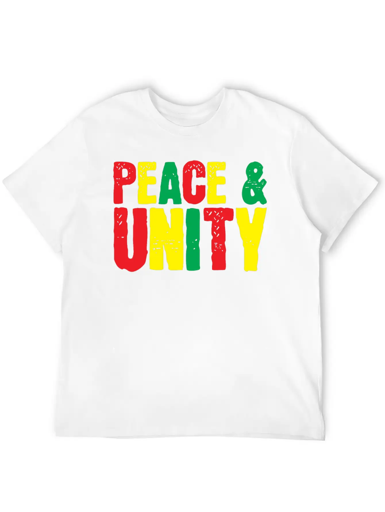 Peace Unity Unisex Short Sleeve Soft Cotton T-Shirt – Casual Everyday Wear