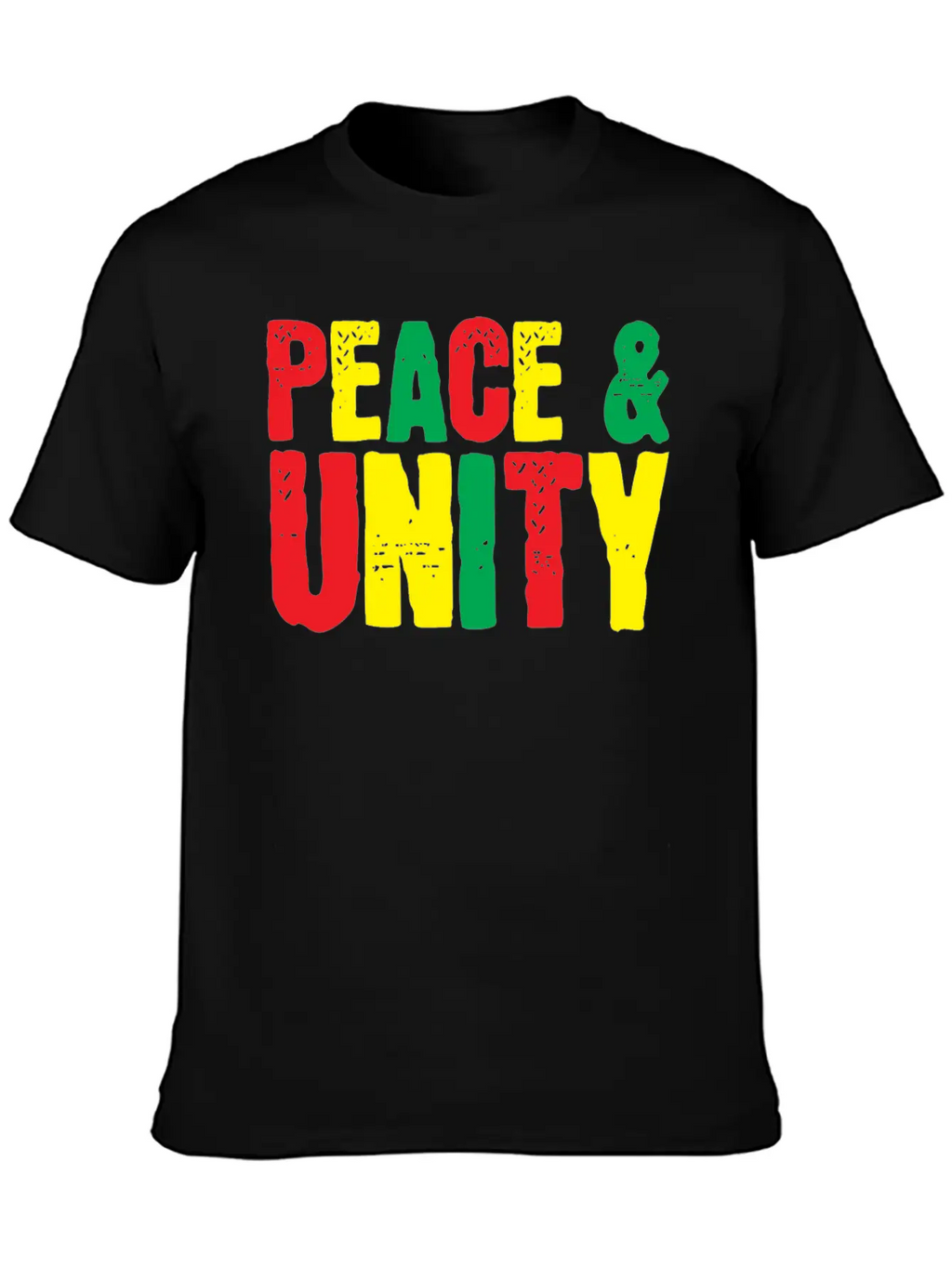 Peace Unity Unisex Short Sleeve Soft Cotton T-Shirt – Casual Everyday Wear