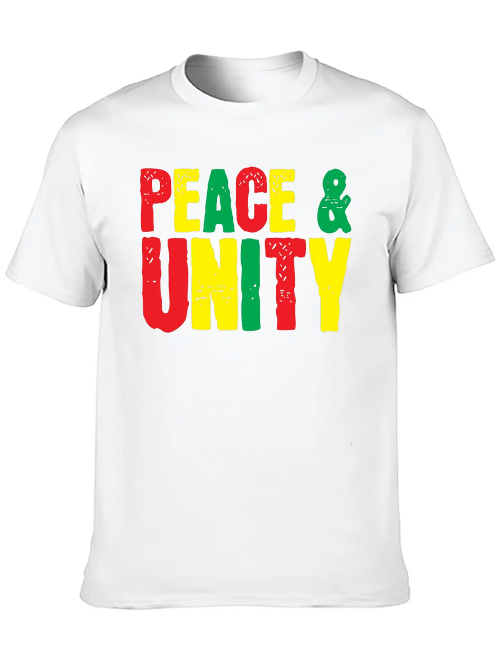 Peace Unity Unisex Short Sleeve Soft Cotton T-Shirt – Casual Everyday Wear