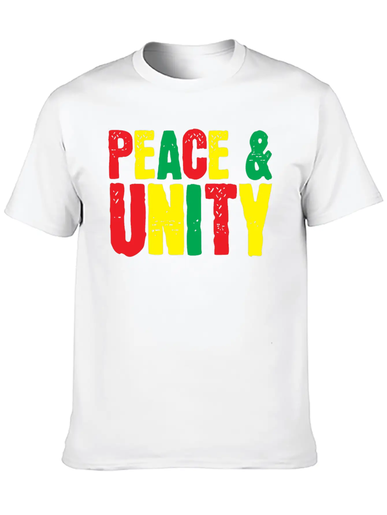 Peace Unity Unisex Short Sleeve Soft Cotton T-Shirt – Casual Everyday Wear