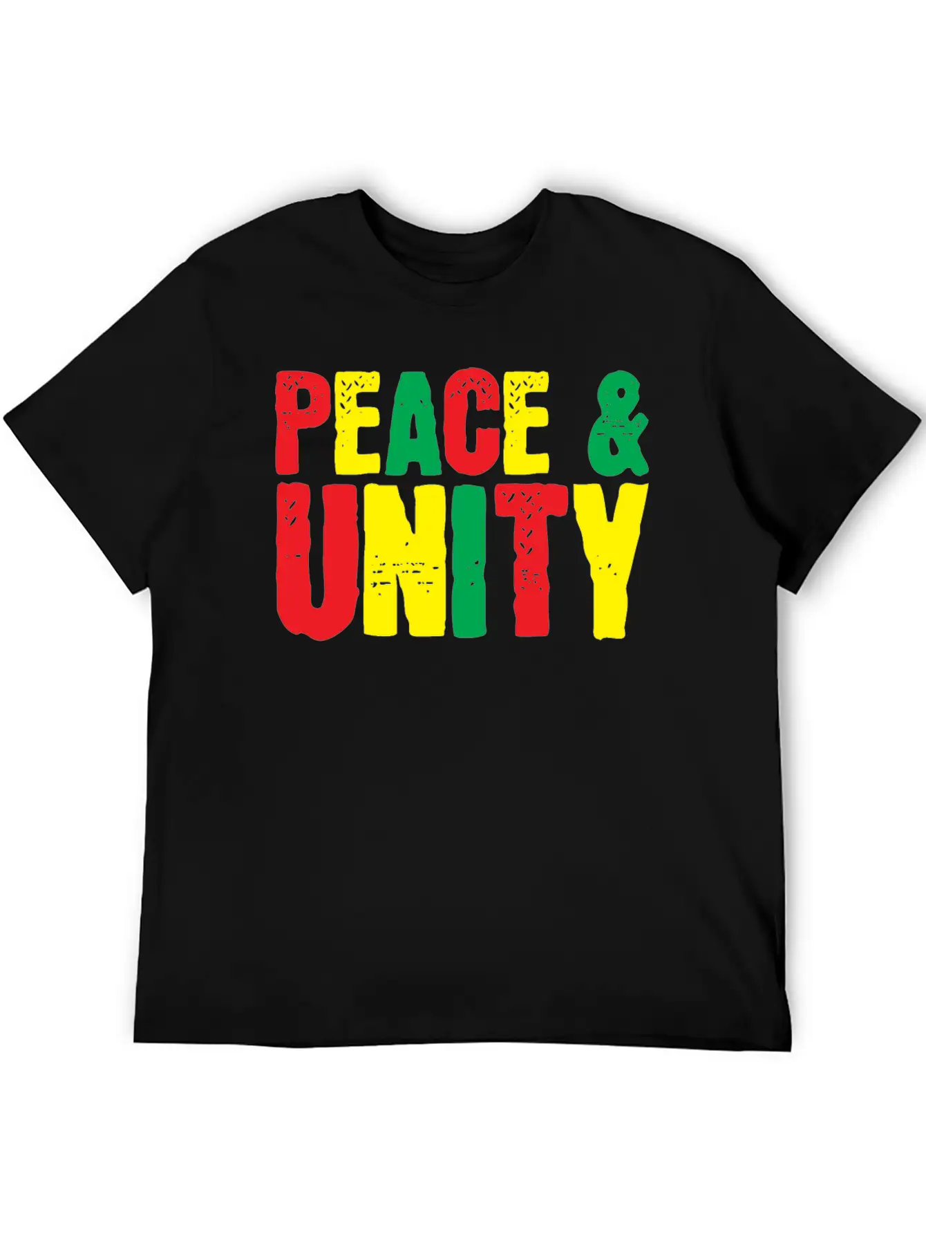 Peace Unity Unisex Short Sleeve Soft Cotton T-Shirt – Casual Everyday Wear