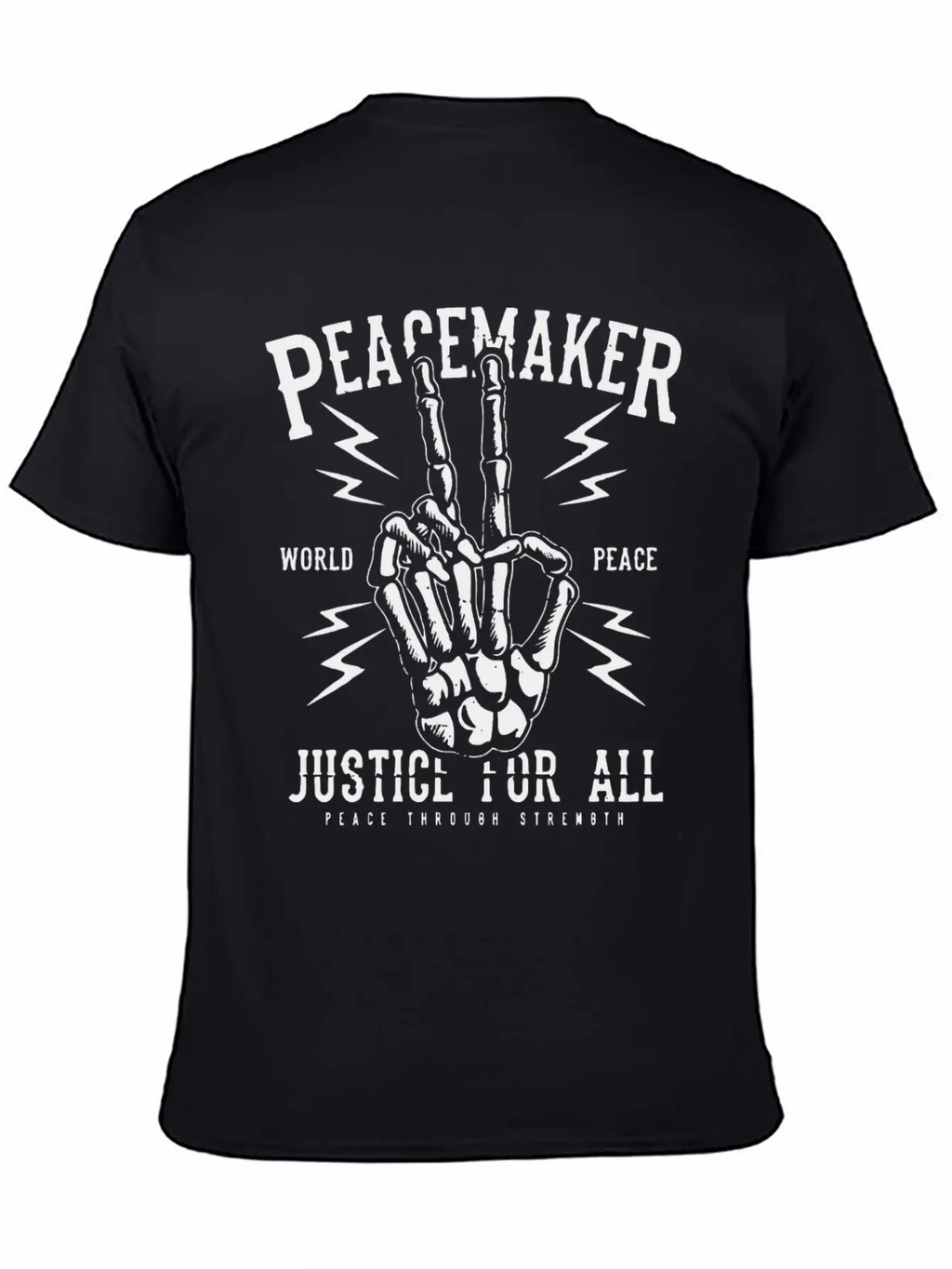 Peacemaker Justice For All Peace Sign Freedom Gift Unisex Casual T-Shirt – Clean Design For Daily Comfort