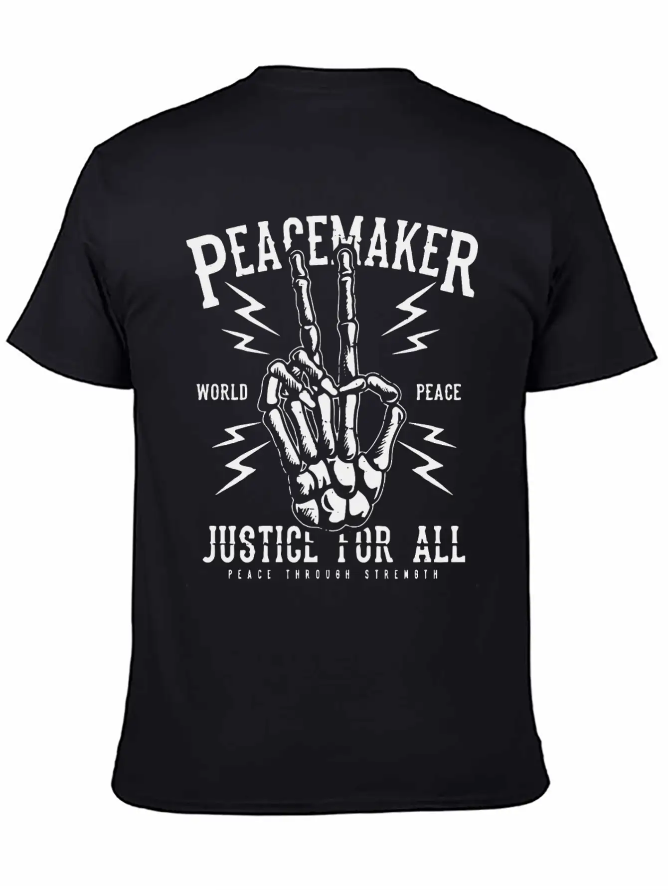 Peacemaker Justice For All Peace Sign Freedom Gift Unisex Casual T-Shirt – Clean Design For Daily Comfort