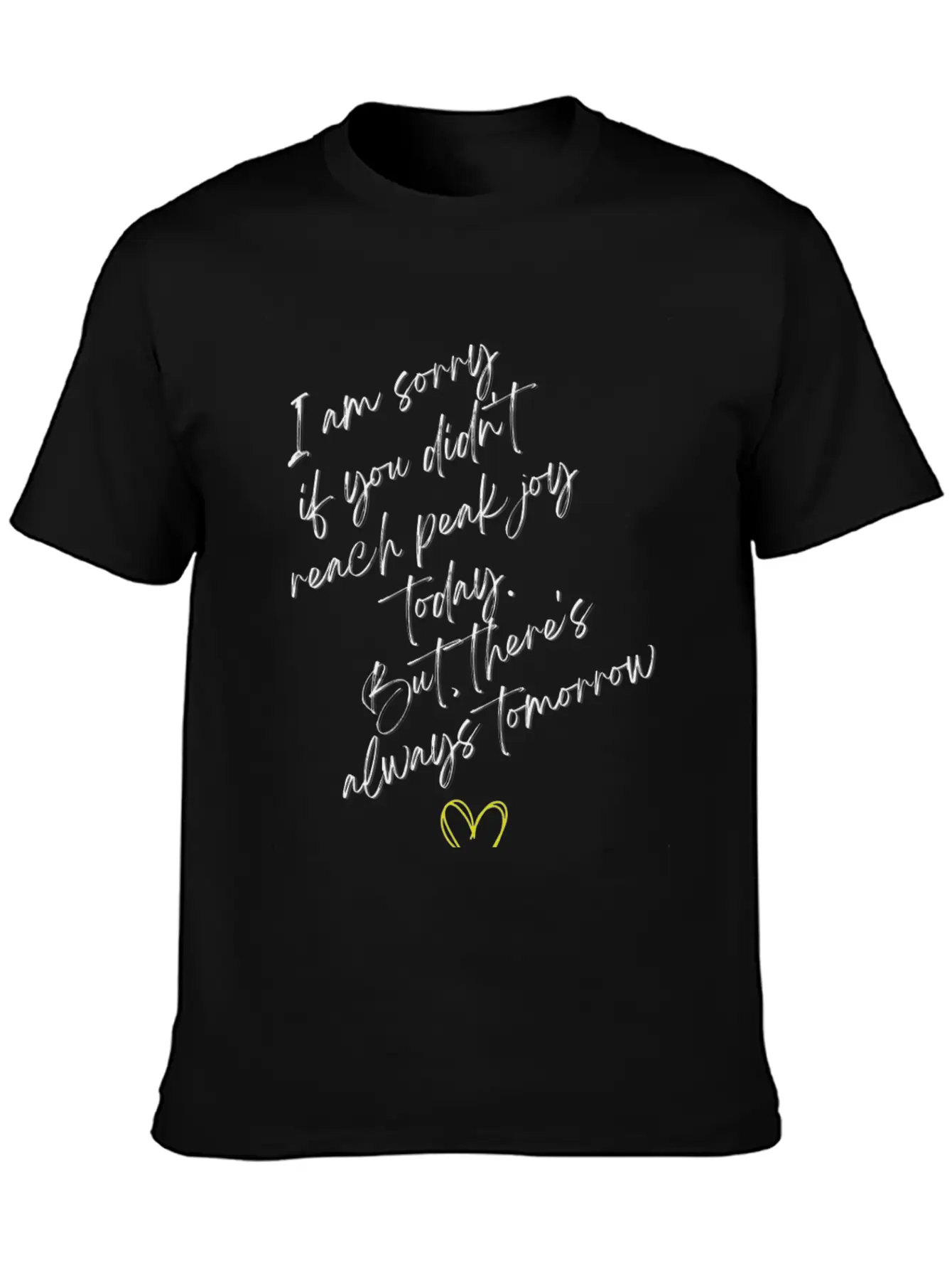 Peak Joy... Essential Cotton Tee For Daily Outfits – Unisex Style
