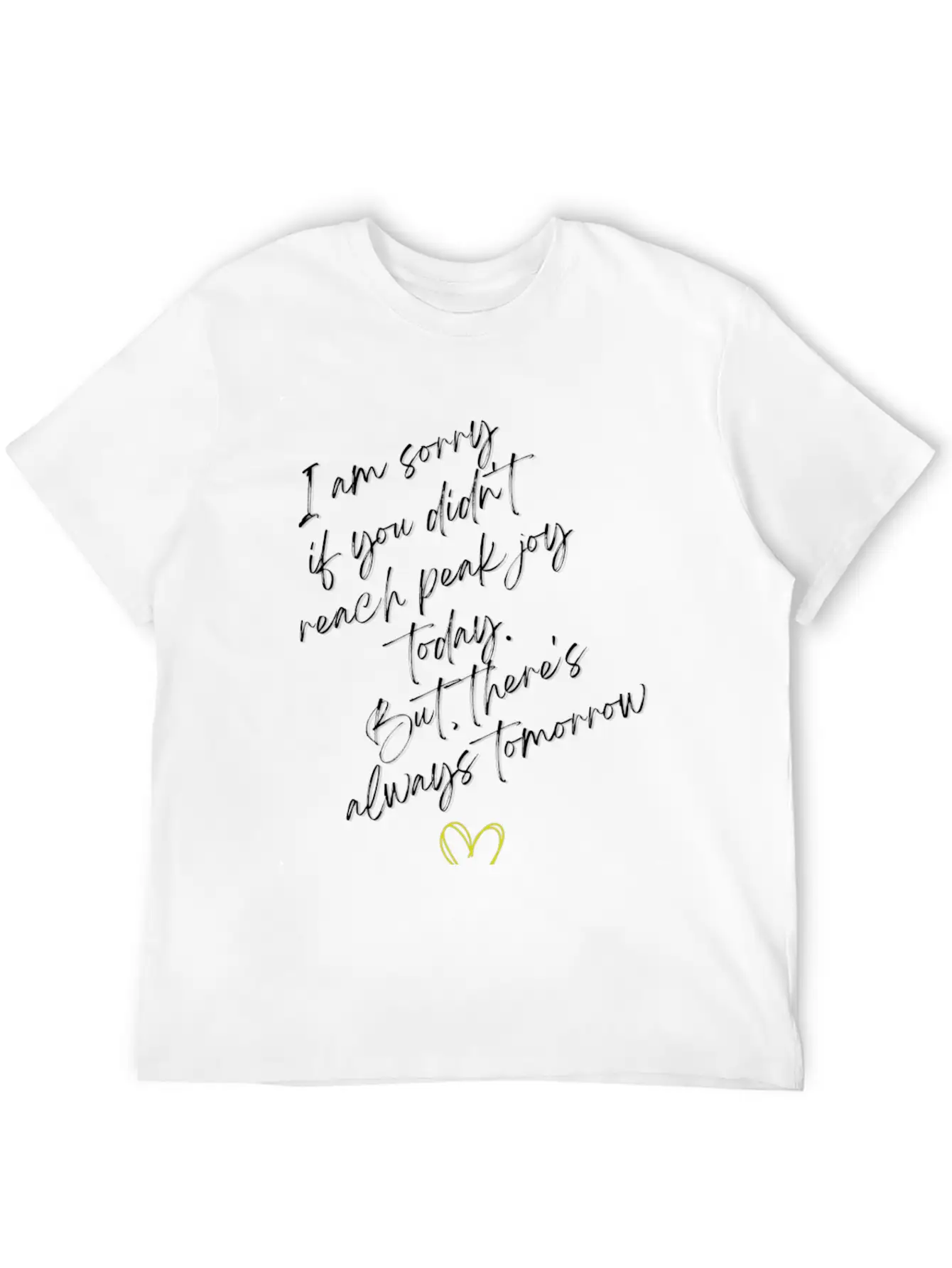 Peak Joy... Essential Cotton Tee For Daily Outfits – Unisex Style