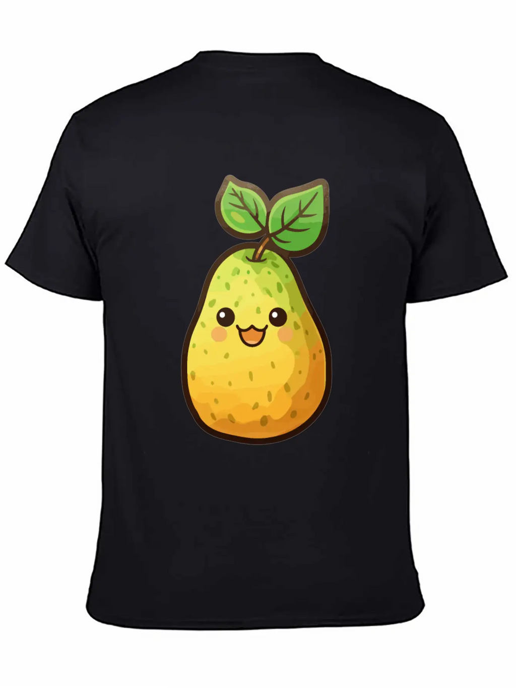 Pear Kawaii Unisex Casual T-Shirt – Clean Design For Daily Comfort