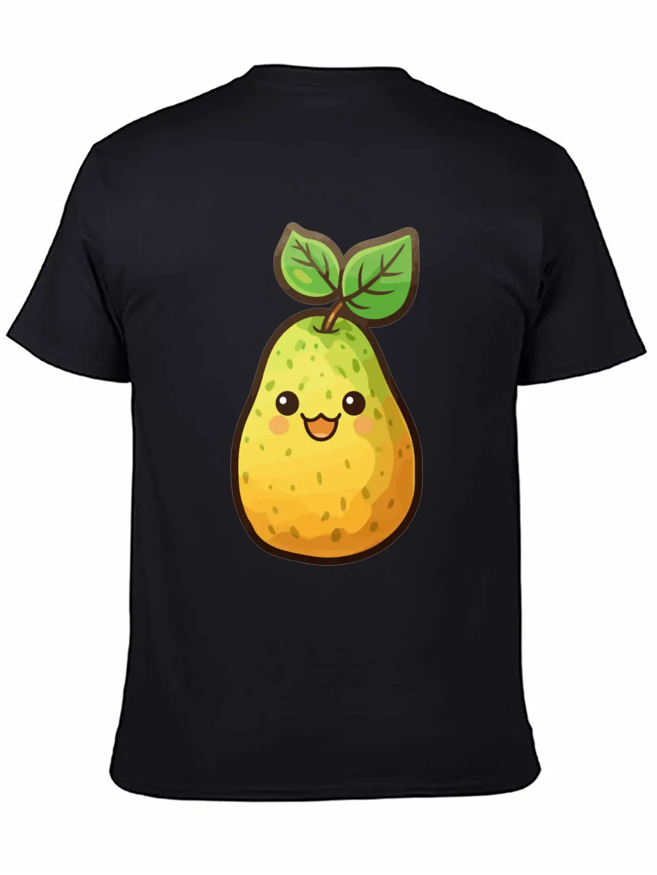 Pear Kawaii Unisex Casual T-Shirt – Clean Design For Daily Comfort