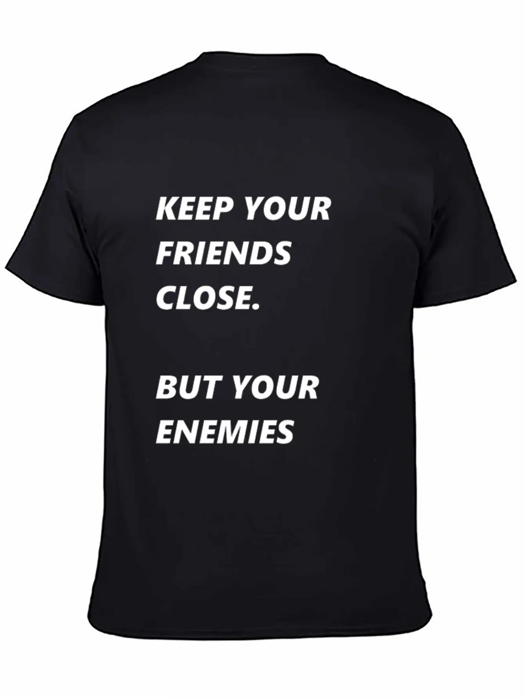 Pearl Of Wisdom Enemies Friends Breathable Soft Cotton T-Shirt – Timeless Casual Look