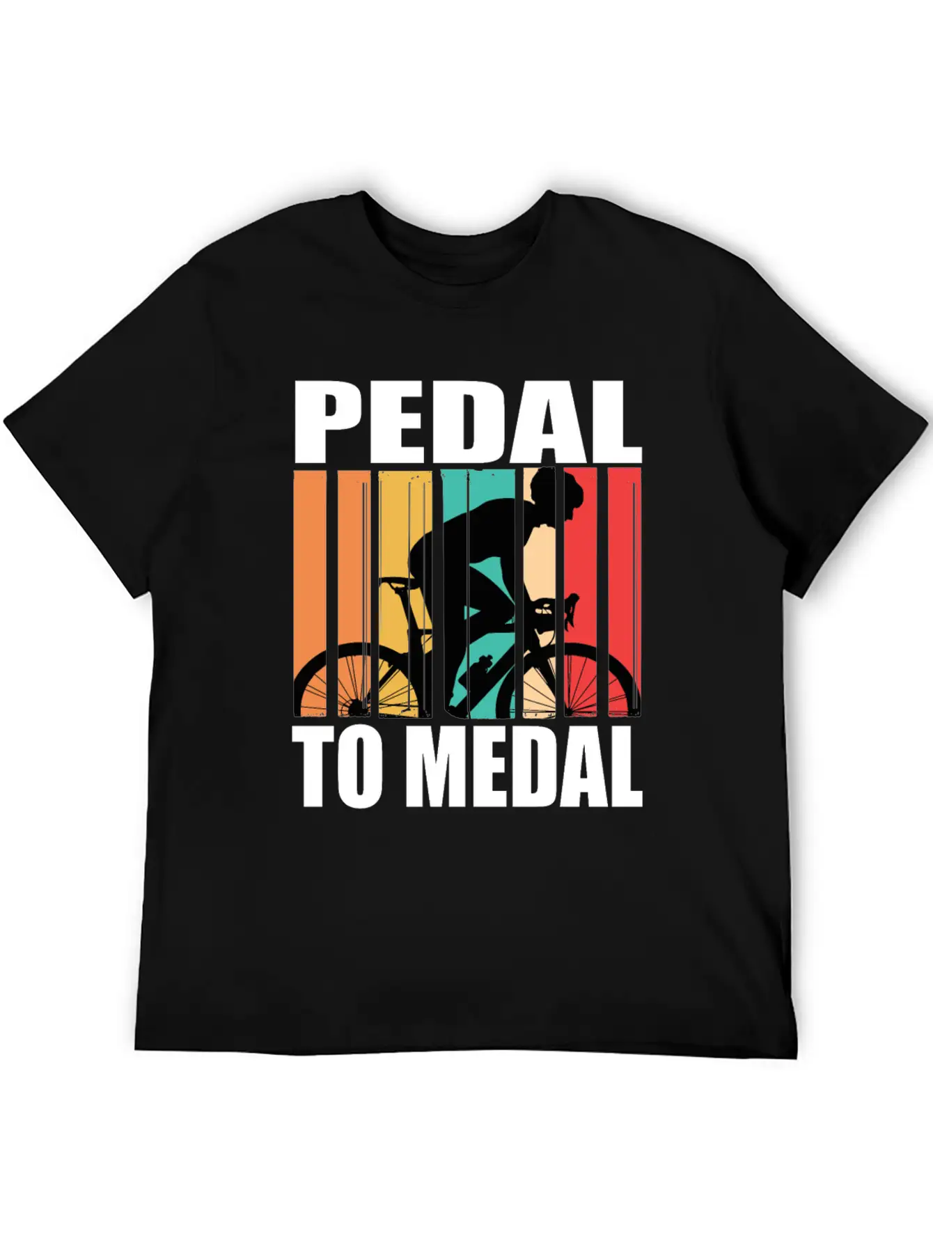 Pedal To Medal Racing Bike Roadbike Racing Bikes Stylish Everyday T-Shirt – Unisex Basic Cotton Tee