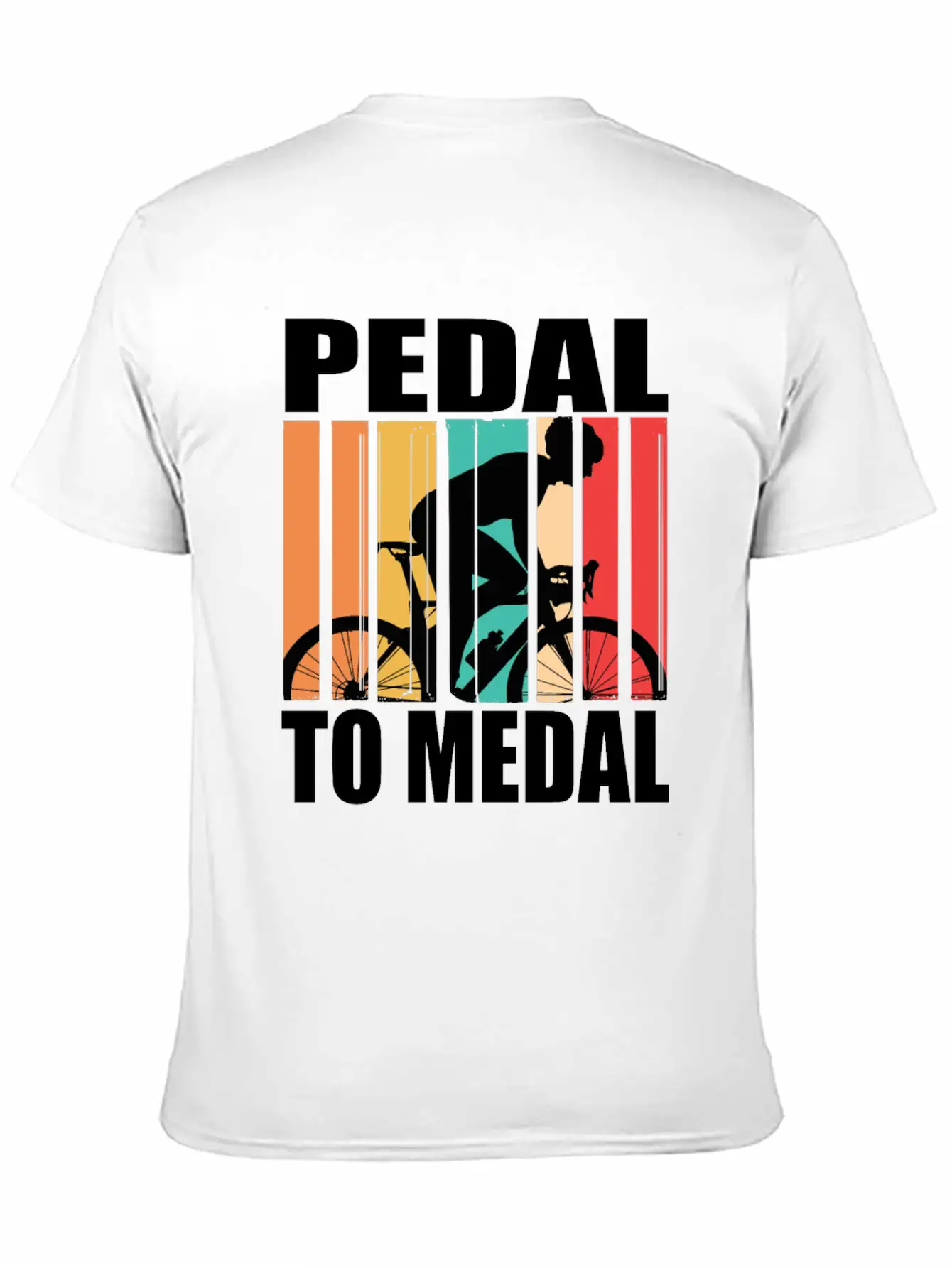 Pedal To Medal Racing Bike Roadbike Racing Bikes Stylish Everyday T-Shirt – Unisex Basic Cotton Tee