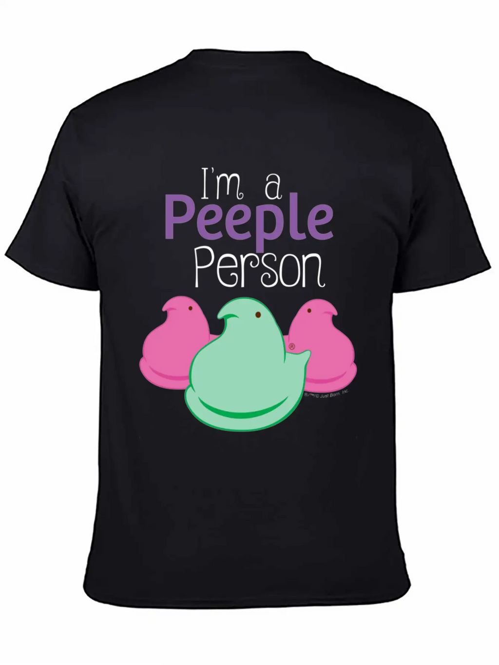 Peeps I'm A Peeple Person Peeps Unisex Short Sleeve Soft Cotton T-Shirt – Casual Everyday Wear