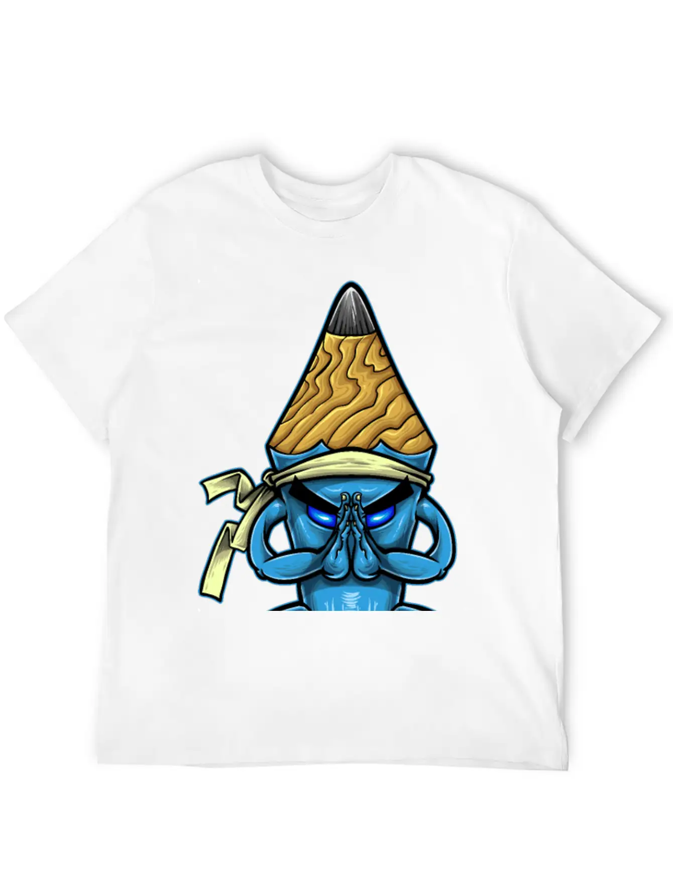 Pencil Monk Breathable Soft Cotton T-Shirt – Timeless Casual Look