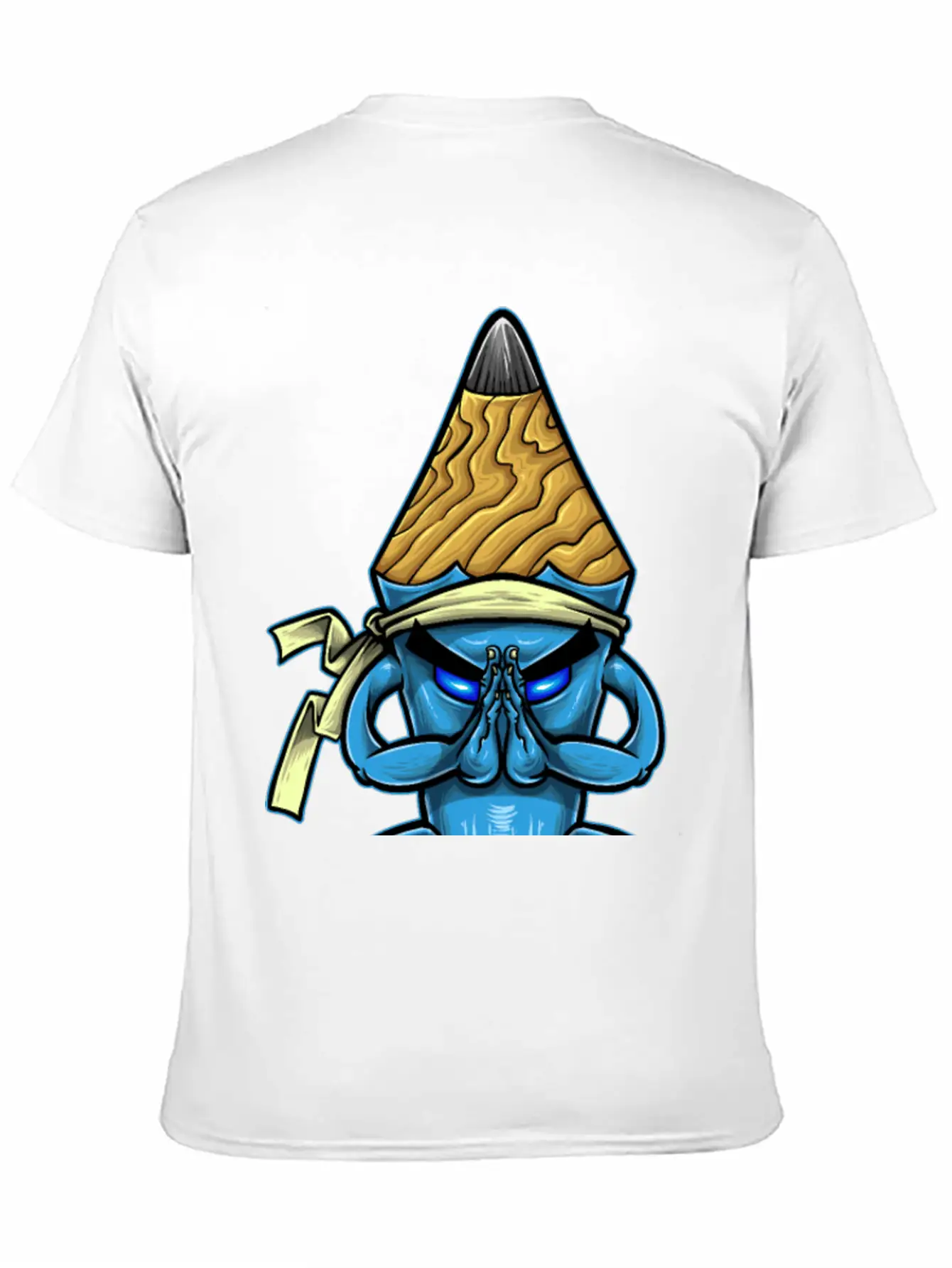 Pencil Monk Breathable Soft Cotton T-Shirt – Timeless Casual Look