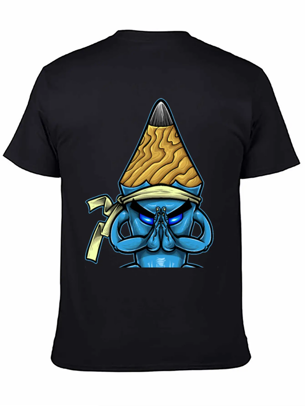 Pencil Monk Breathable Soft Cotton T-Shirt – Timeless Casual Look