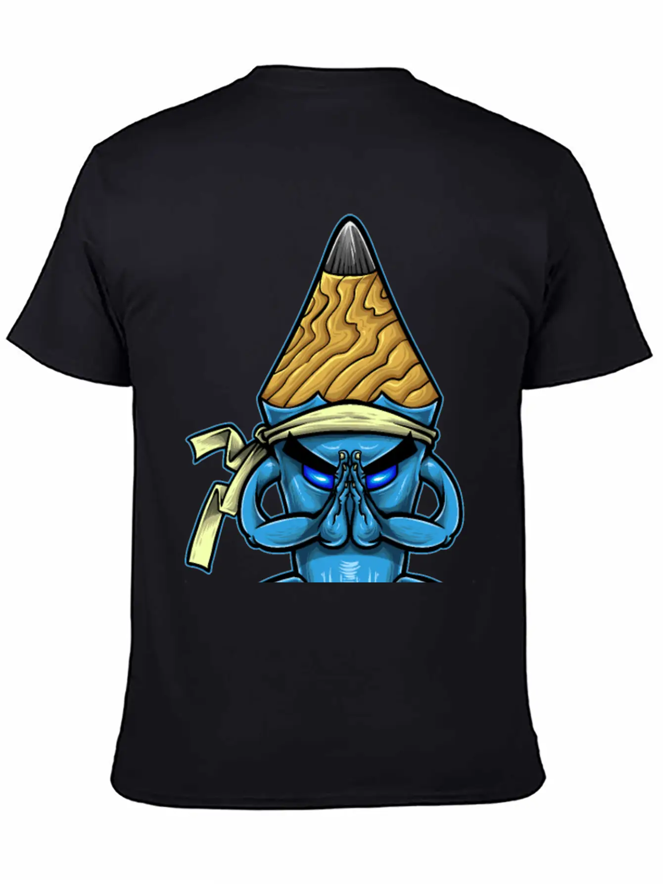 Pencil Monk Breathable Soft Cotton T-Shirt – Timeless Casual Look