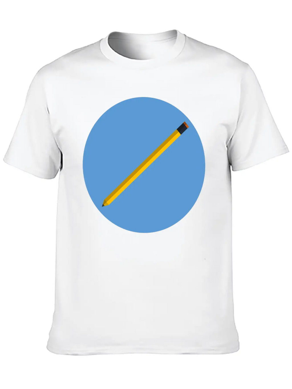 Pencil Unisex Casual T-Shirt – Clean Design For Daily Comfort