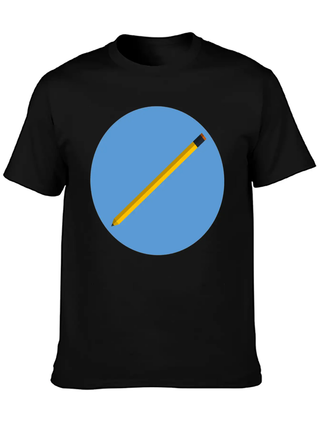 Pencil Unisex Casual T-Shirt – Clean Design For Daily Comfort