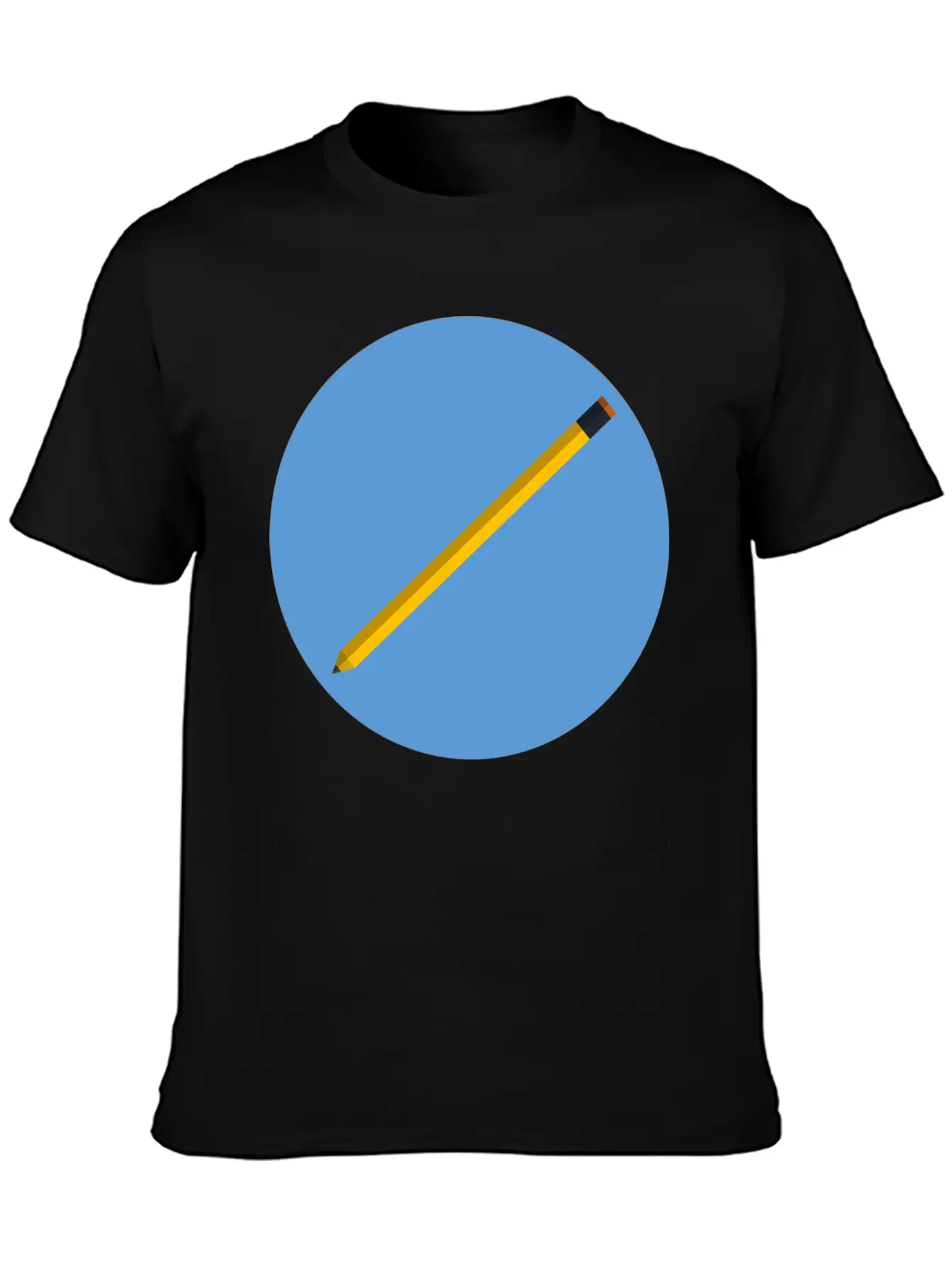 Pencil Unisex Casual T-Shirt – Clean Design For Daily Comfort