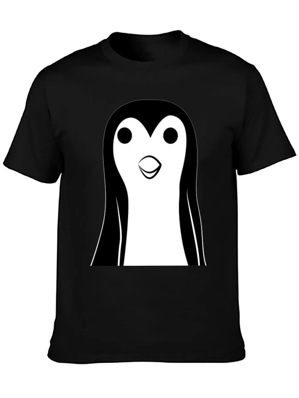 Pengüin Unisex Short Sleeve Soft Cotton T-Shirt – Casual Everyday Wear