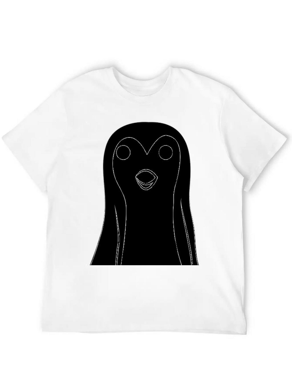 Pengüin Unisex Short Sleeve Soft Cotton T-Shirt – Casual Everyday Wear