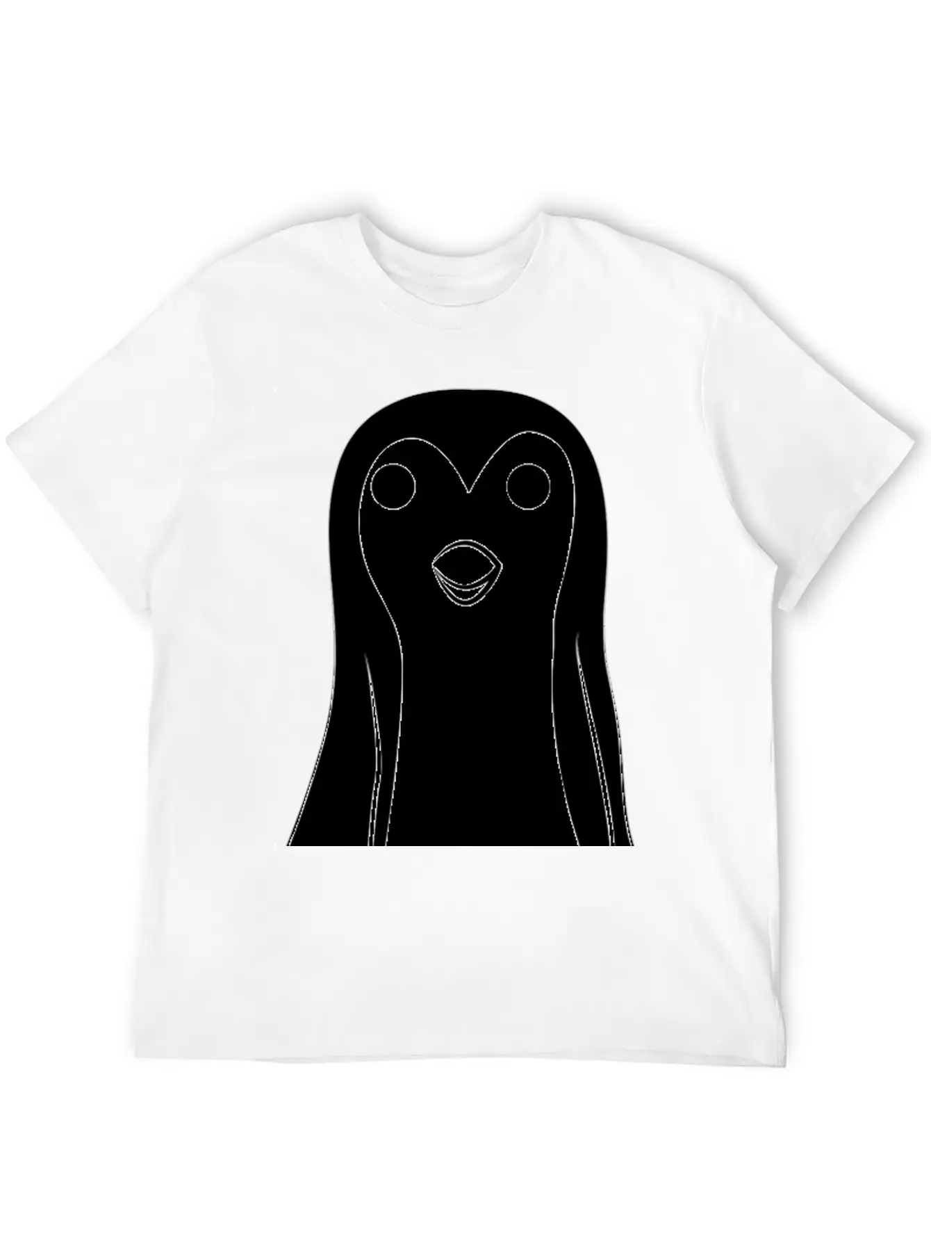 Pengüin Unisex Short Sleeve Soft Cotton T-Shirt – Casual Everyday Wear