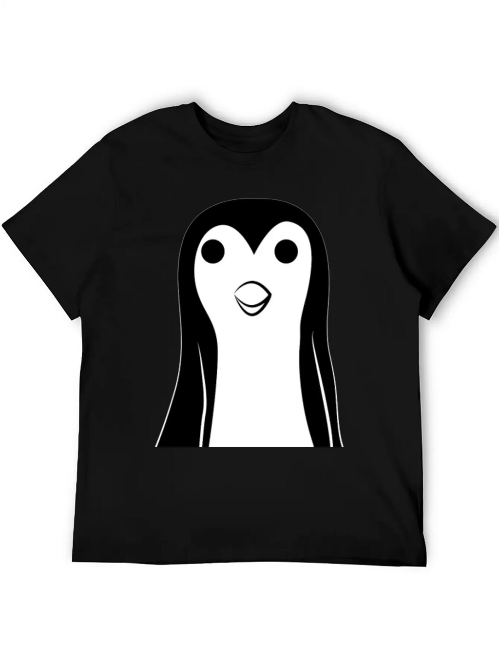 Pengüin Unisex Short Sleeve Soft Cotton T-Shirt – Casual Everyday Wear