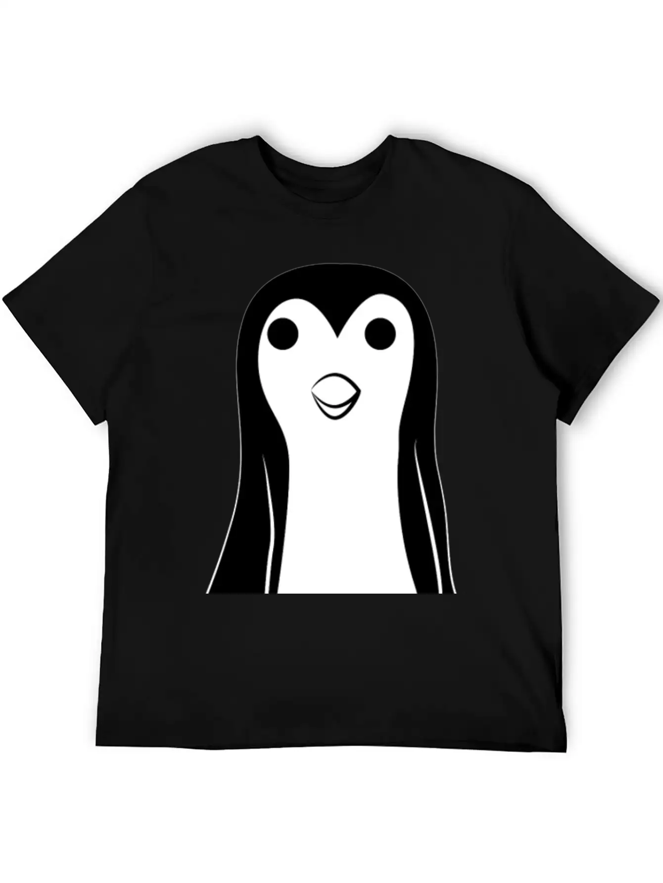 Pengüin Unisex Short Sleeve Soft Cotton T-Shirt – Casual Everyday Wear