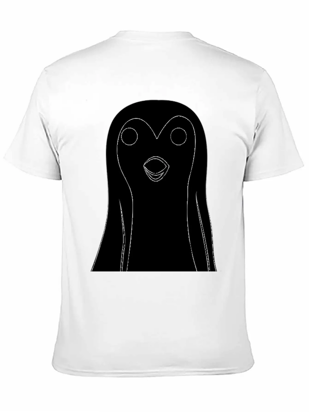 Pengüin Unisex Short Sleeve Soft Cotton T-Shirt – Casual Everyday Wear