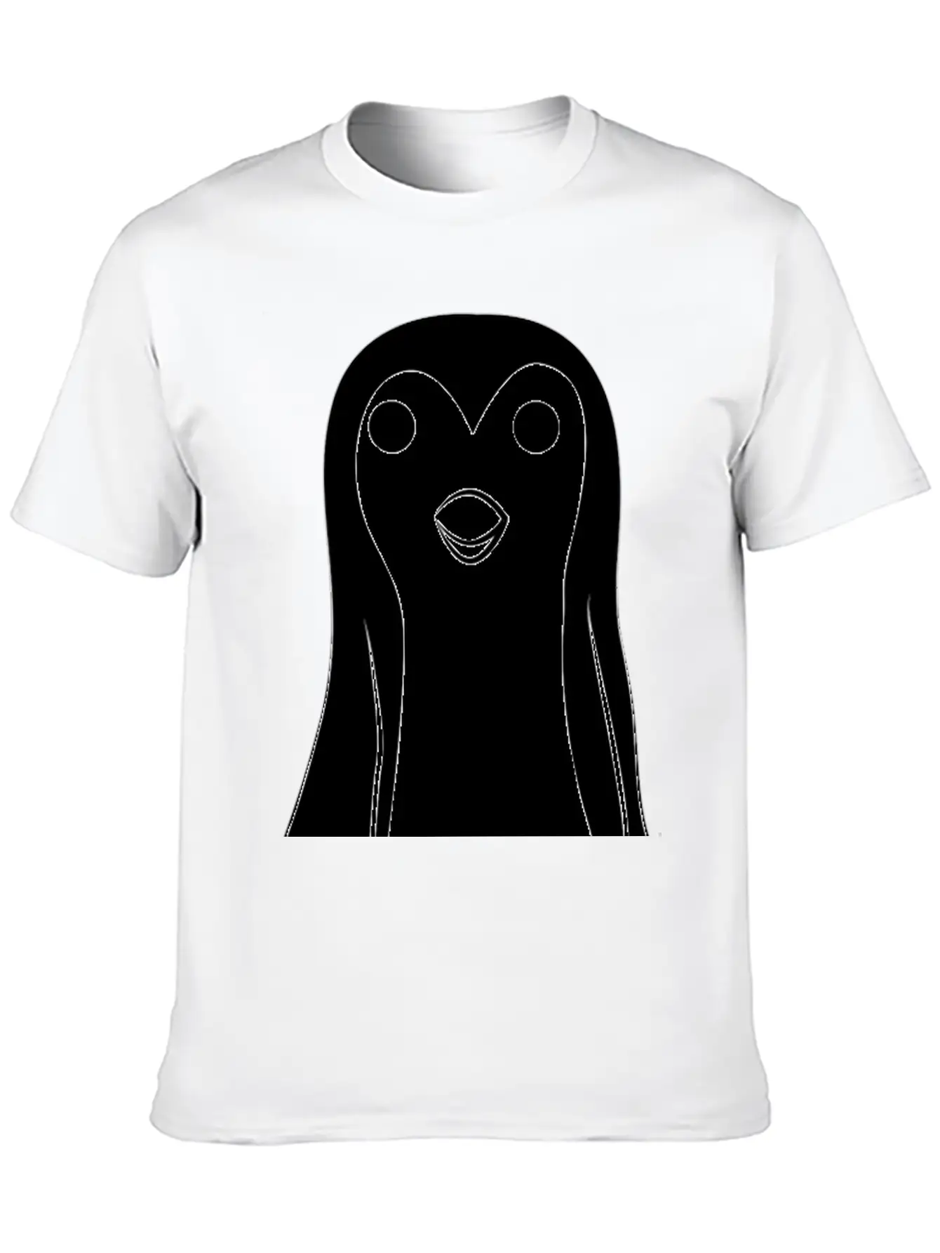 Pengüin Unisex Short Sleeve Soft Cotton T-Shirt – Casual Everyday Wear
