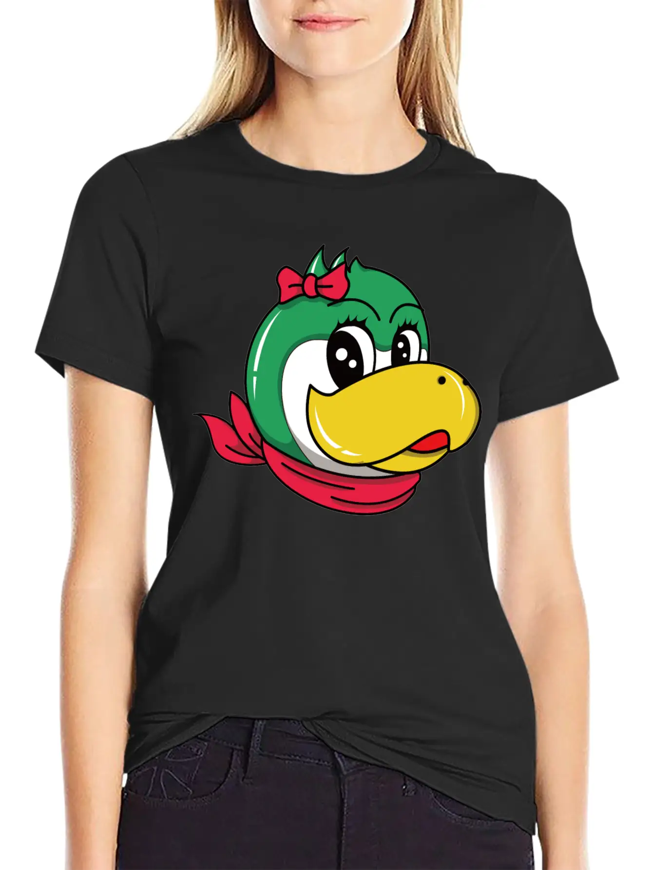Penguin Cartoon Character Essential Cotton Tee For Daily Outfits – Unisex Style