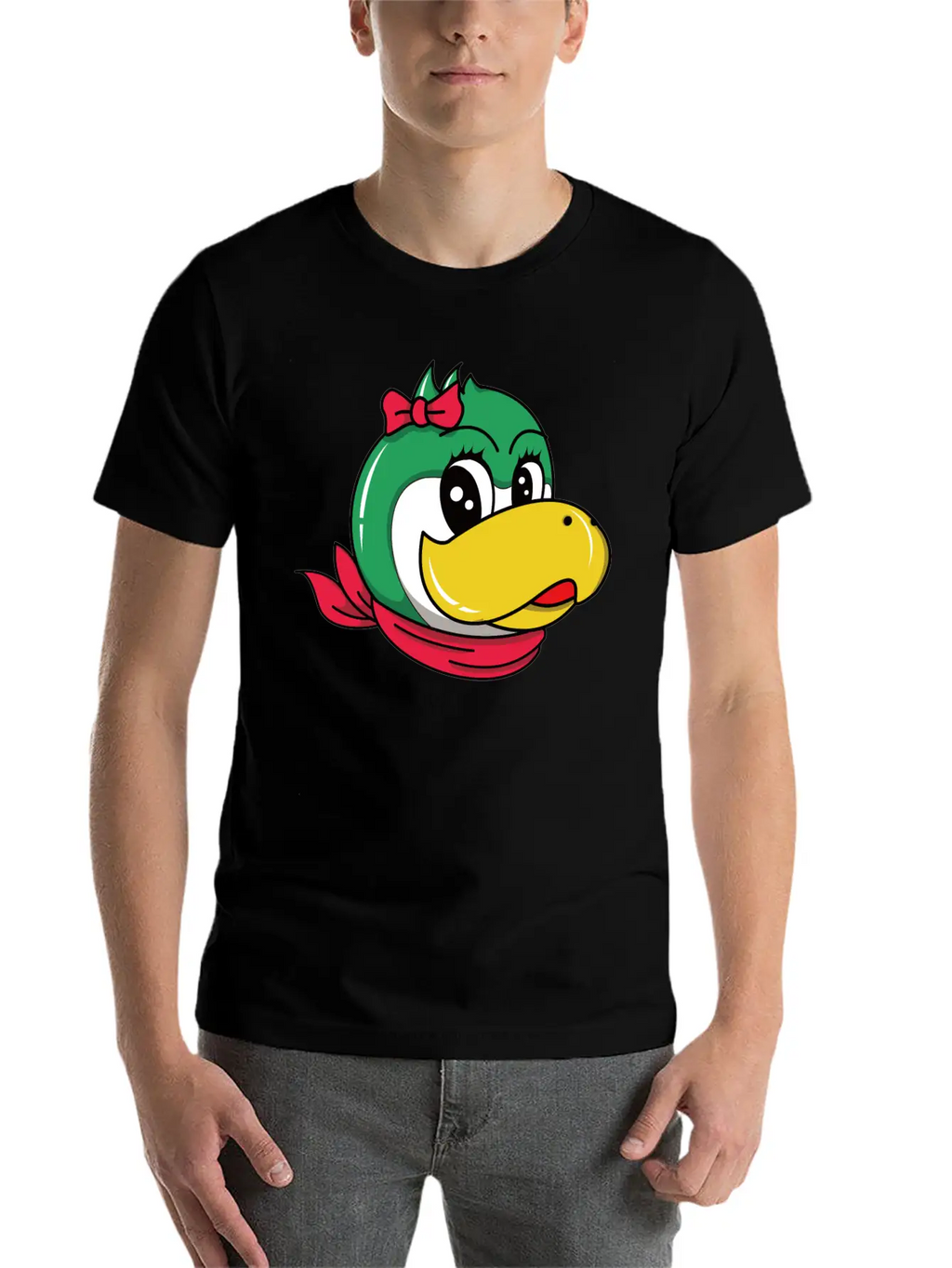 Penguin Cartoon Character Essential Cotton Tee For Daily Outfits – Unisex Style