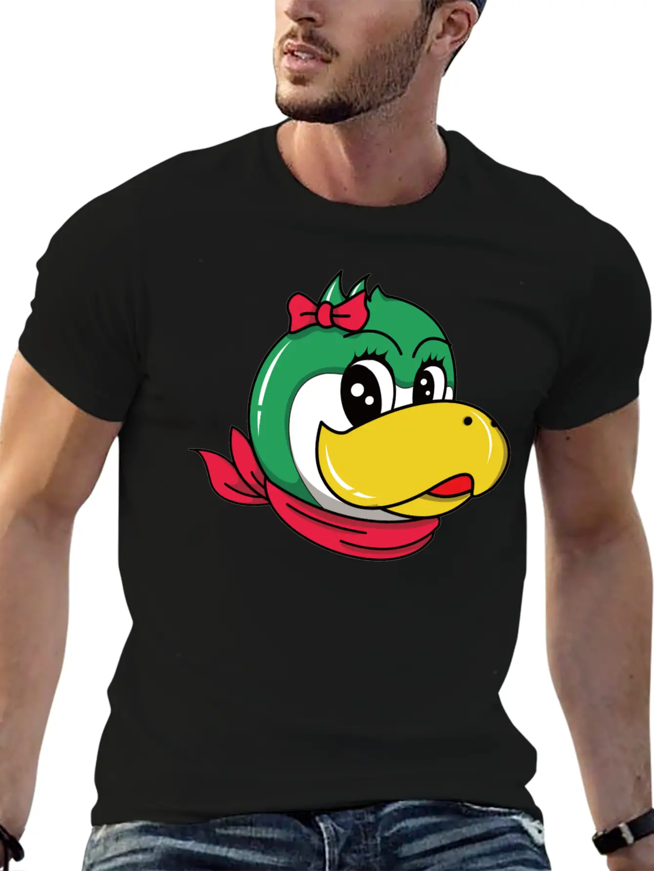 Penguin Cartoon Character Essential Cotton Tee For Daily Outfits – Unisex Style