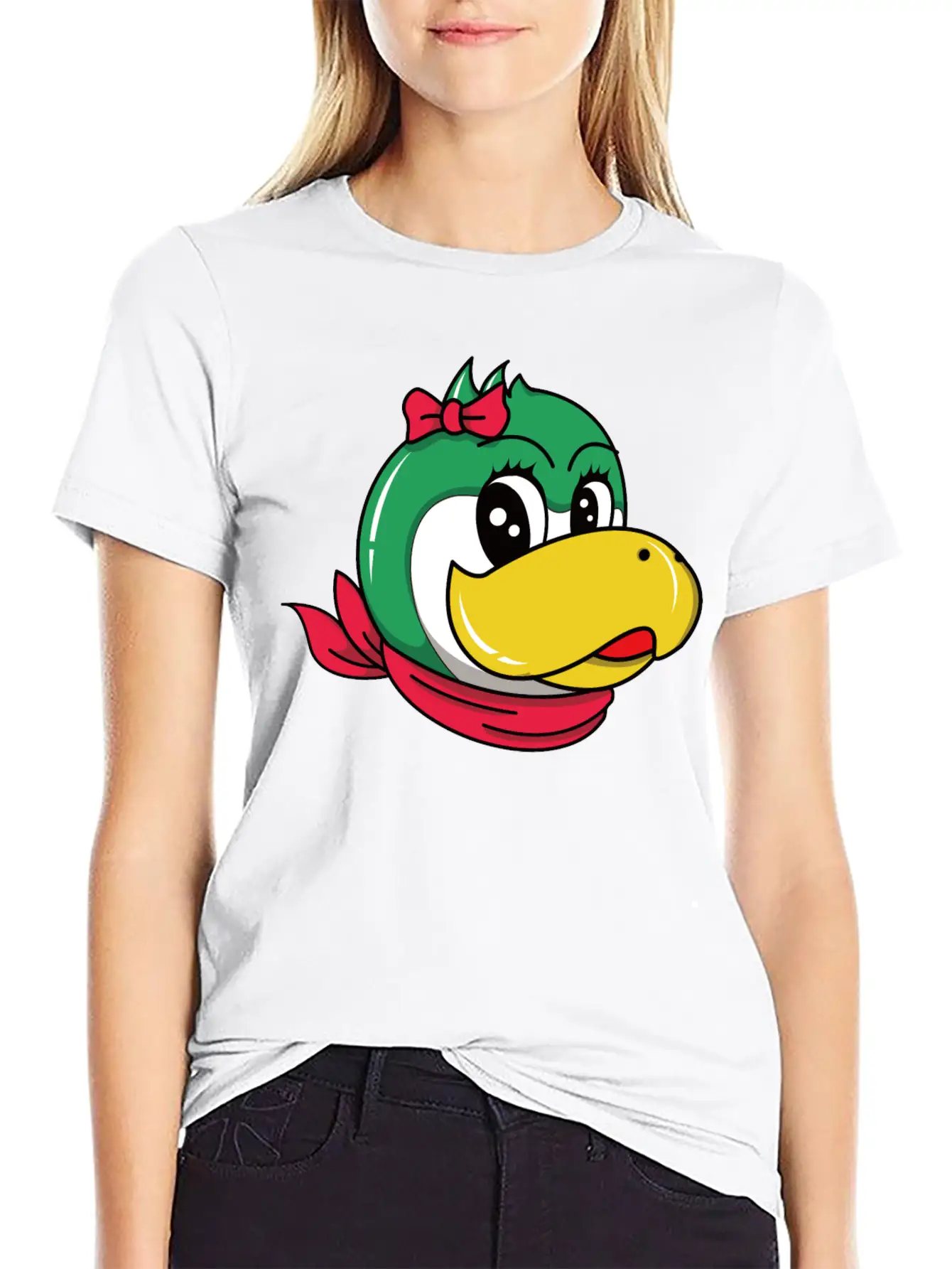 Penguin Cartoon Character Essential Cotton Tee For Daily Outfits – Unisex Style