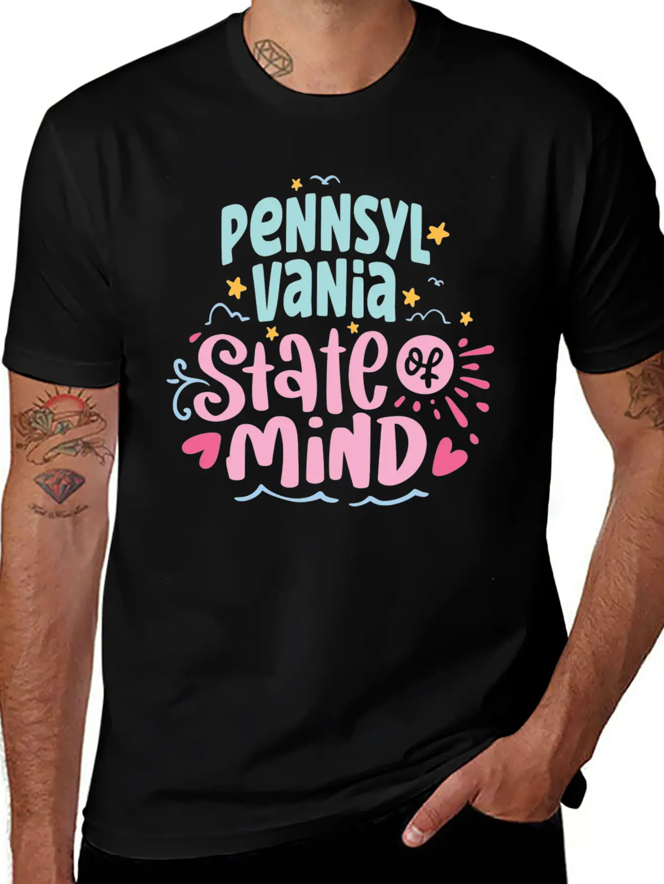 Pennsylvania State Of Mind Unisex Casual T-Shirt – Clean Design For Daily Comfort