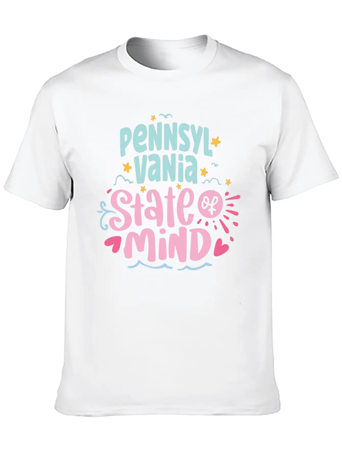 Pennsylvania State Of Mind Unisex Casual T-Shirt – Clean Design For Daily Comfort