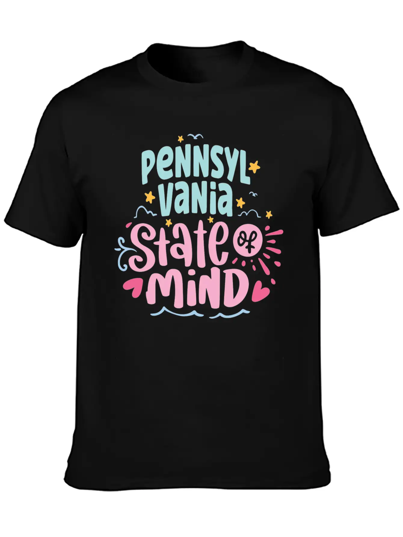 Pennsylvania State Of Mind Unisex Casual T-Shirt – Clean Design For Daily Comfort