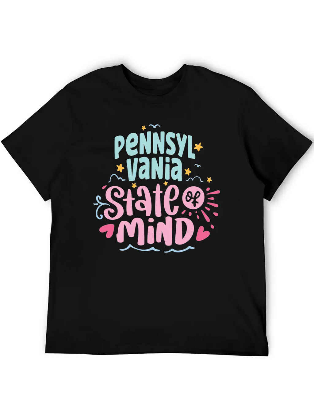 Pennsylvania State Of Mind Unisex Casual T-Shirt – Clean Design For Daily Comfort