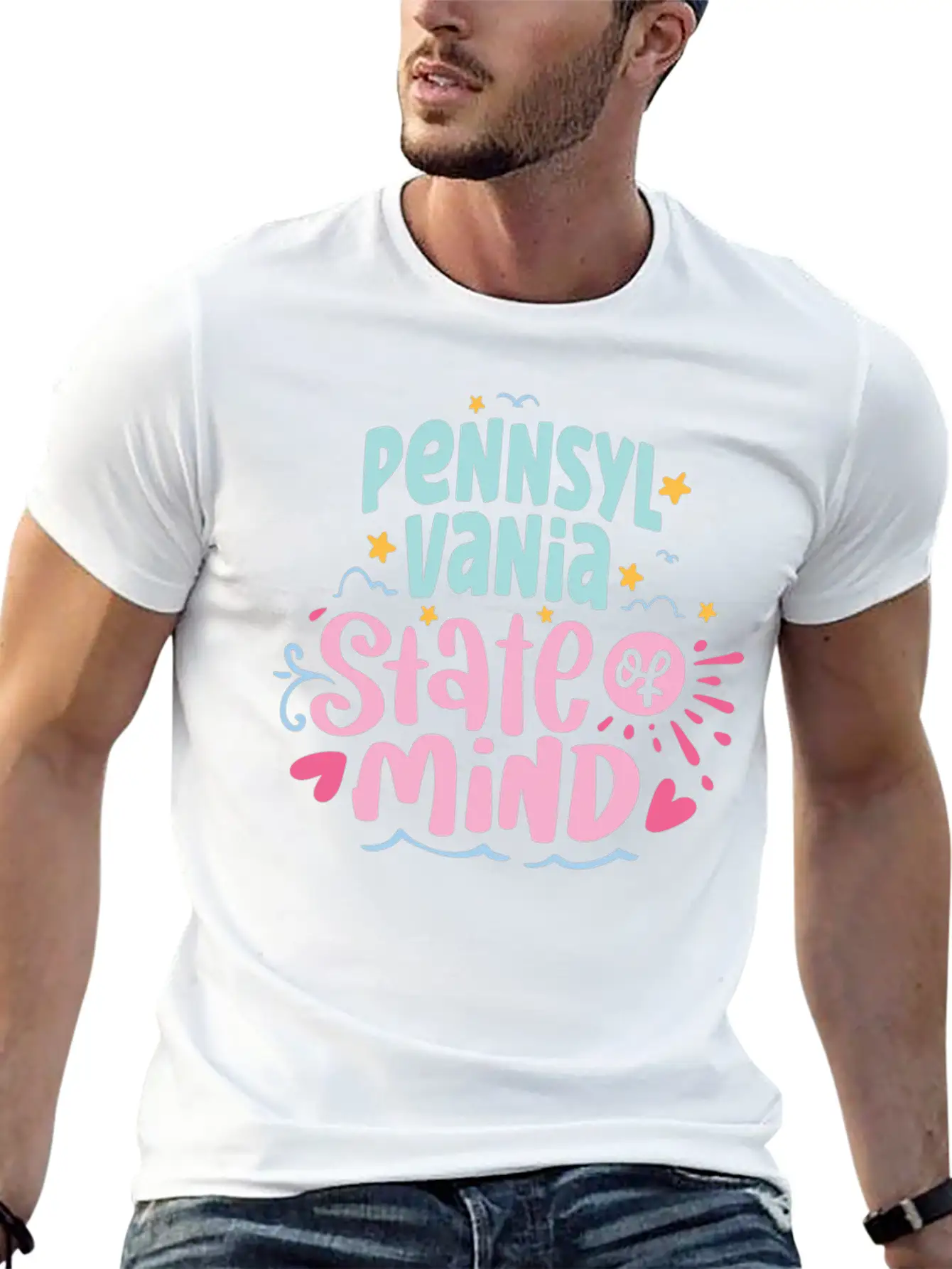 Pennsylvania State Of Mind Unisex Casual T-Shirt – Clean Design For Daily Comfort