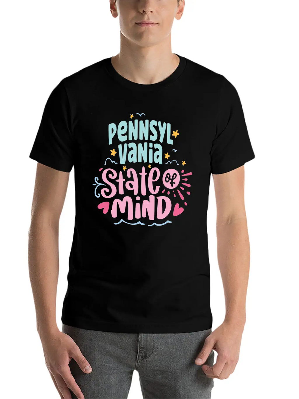 Pennsylvania State Of Mind Unisex Casual T-Shirt – Clean Design For Daily Comfort