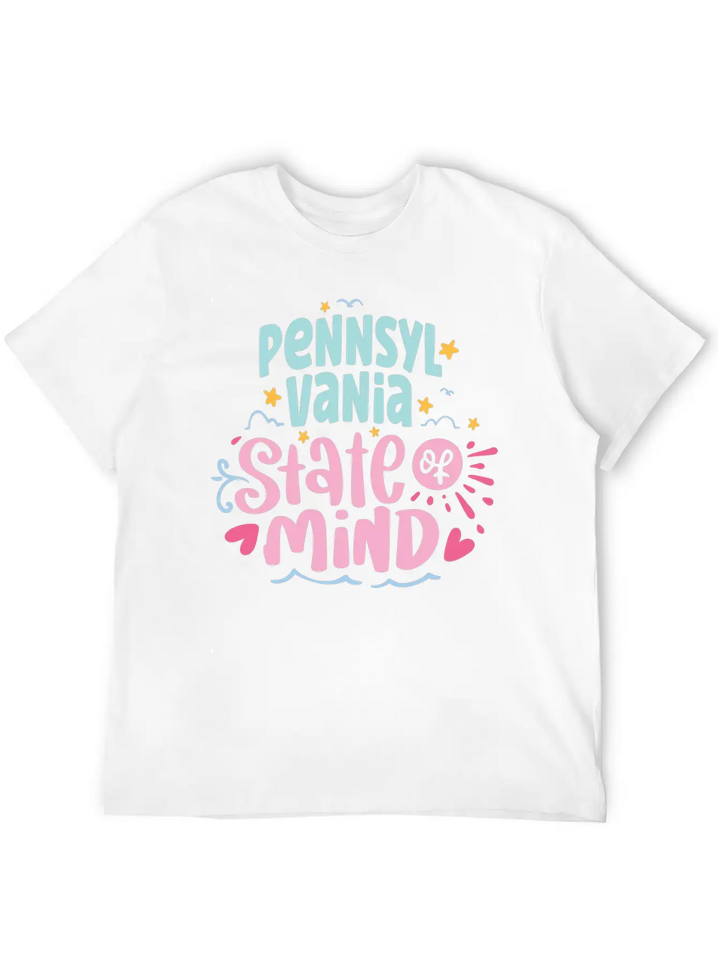 Pennsylvania State Of Mind Unisex Casual T-Shirt – Clean Design For Daily Comfort
