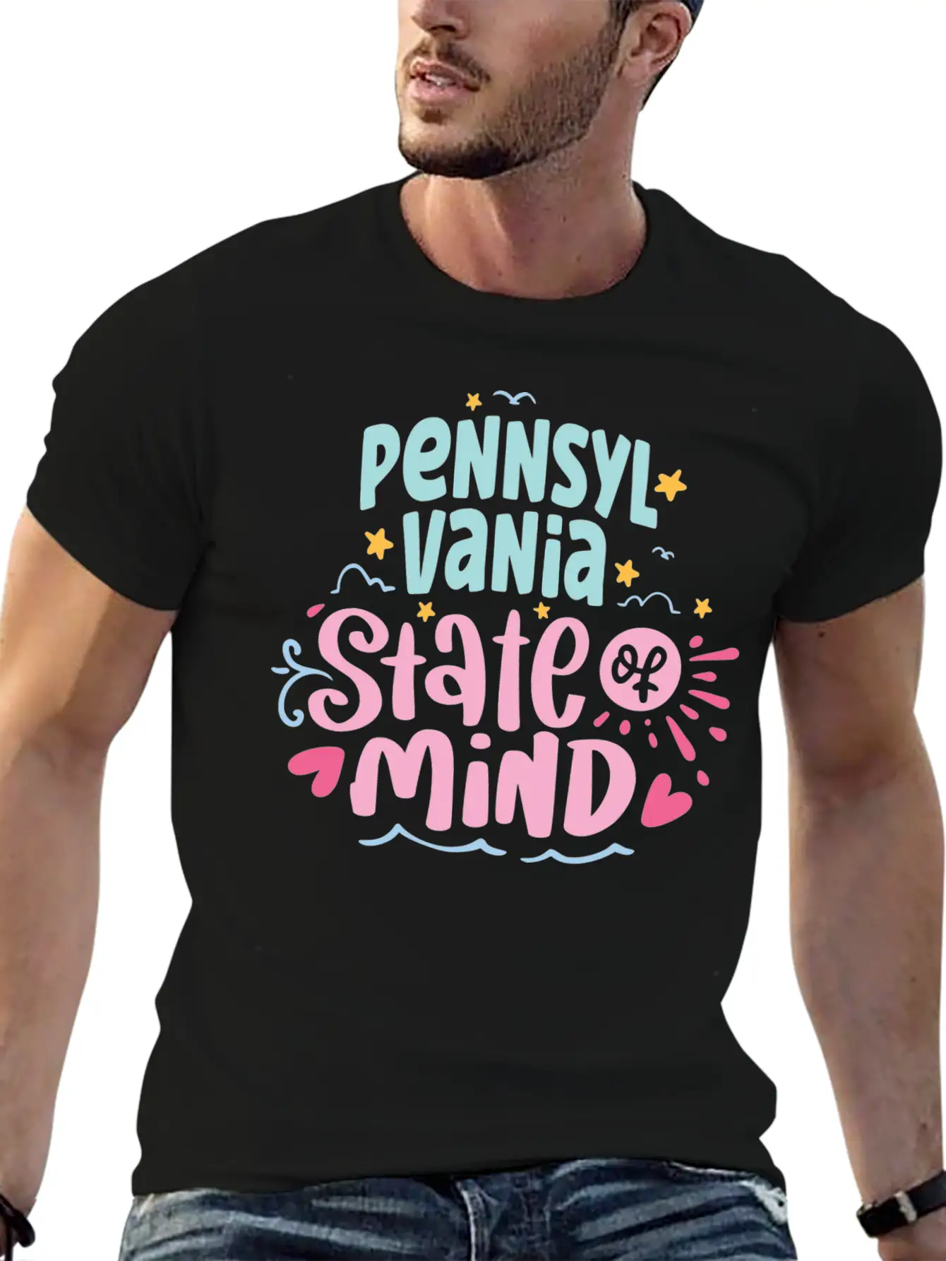 Pennsylvania State Of Mind Unisex Casual T-Shirt – Clean Design For Daily Comfort
