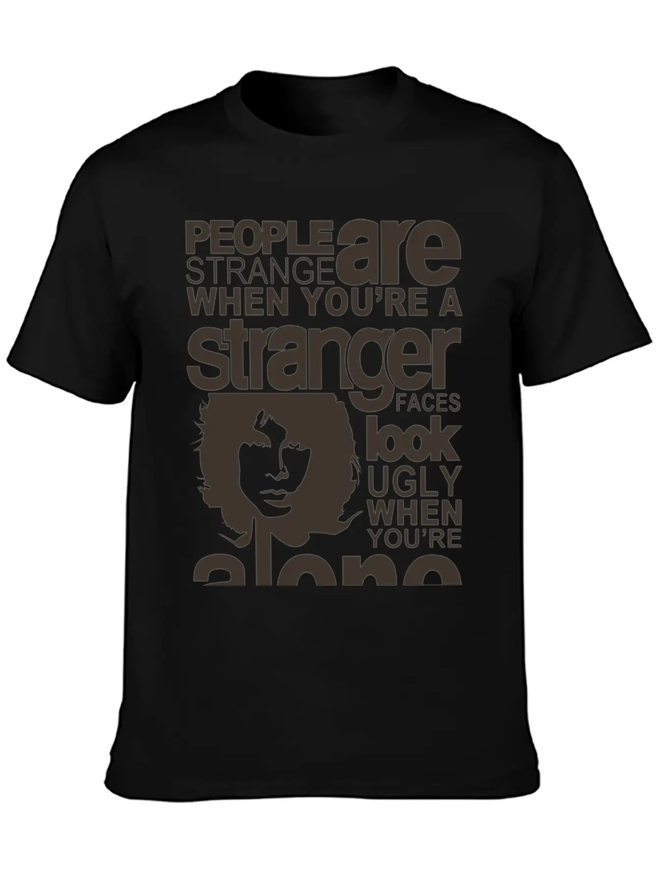 People Are Strange Unisex Short Sleeve Soft Cotton T-Shirt – Casual Everyday Wear