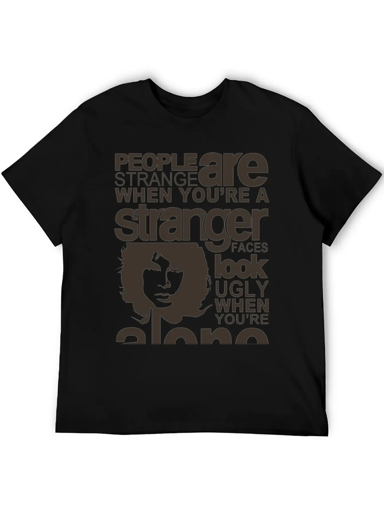 People Are Strange Unisex Short Sleeve Soft Cotton T-Shirt – Casual Everyday Wear