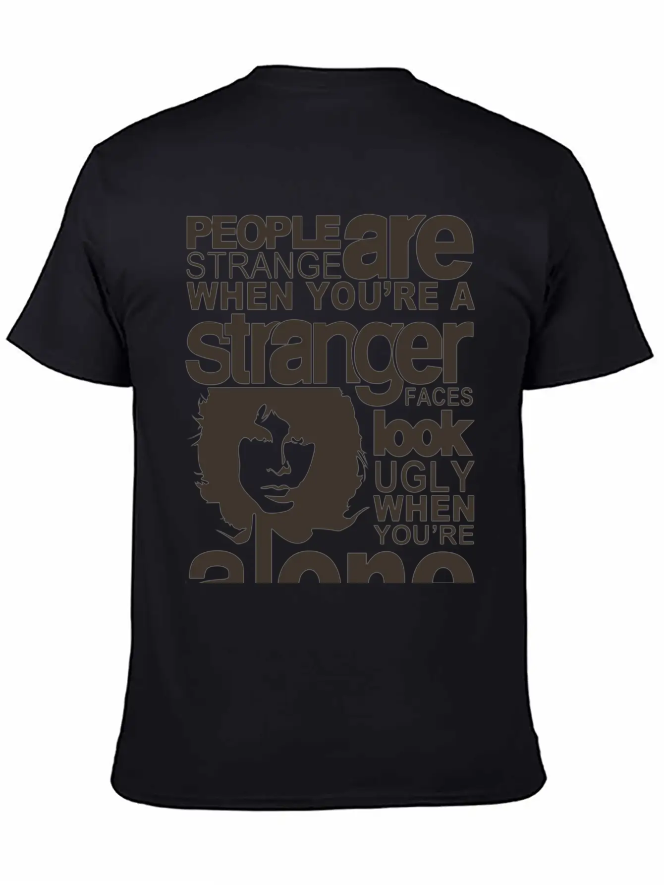 People Are Strange Unisex Short Sleeve Soft Cotton T-Shirt – Casual Everyday Wear