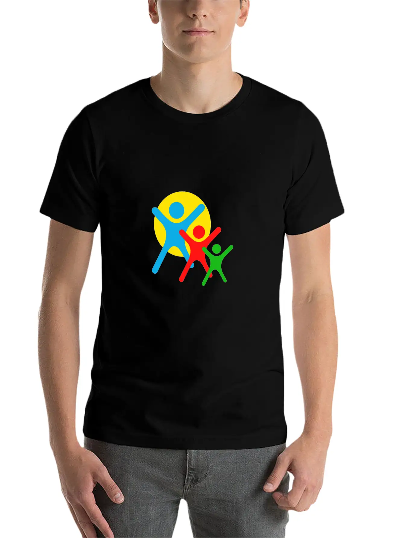 People Generation, Vector Logo Unisex Casual T-Shirt – Clean Design For Daily Comfort