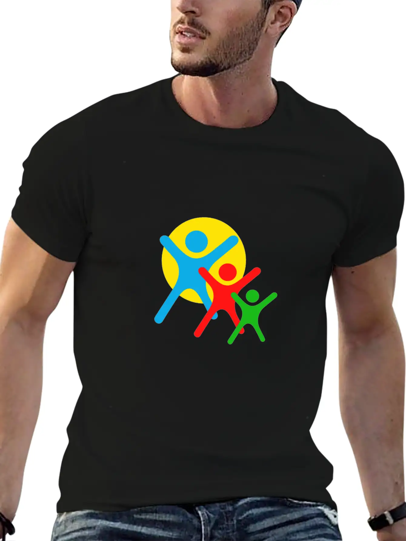 People Generation, Vector Logo Unisex Casual T-Shirt – Clean Design For Daily Comfort